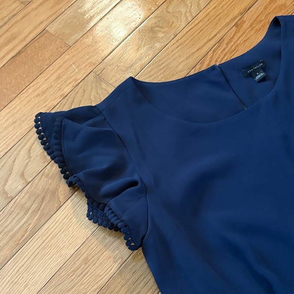 Ann Taylor Midnight Blue Jumpsuit - Picture 3 of 10